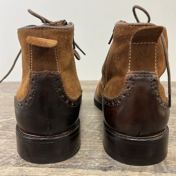 SOLD IN STORE Thomas & Vine Men’s JAGGER Leather Ankle Boots Size 10.5 - Picture 3 of 9